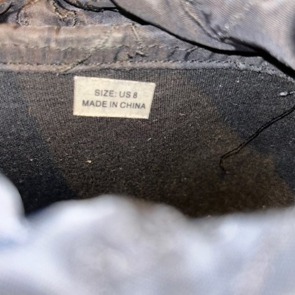 RARE Juicy Couture Signature Logo Black Knee High Rainboots Size 8 - Picture 6 of 7